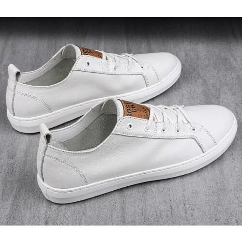 FIXSYS Brand High Quality Men Skateboarding Shoes Outdoor Genuine Leather Sneakers Fashion Sport Shoes Autumn Male Walking Shoes