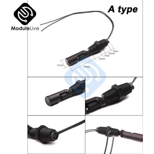 Low Pres Horizontal Liquid Water Level Controll Sensor Float Sensor Switch Side Mount Automatic Water Pump Control For Tank Pool