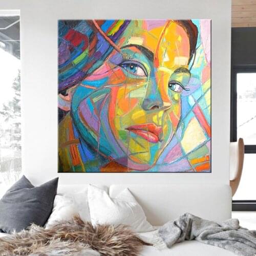 Graffiti Women Canvas Painting Home Decoration For Printed Canvas Decorative Wall Art Pictures For Living Room Bedroom Decor