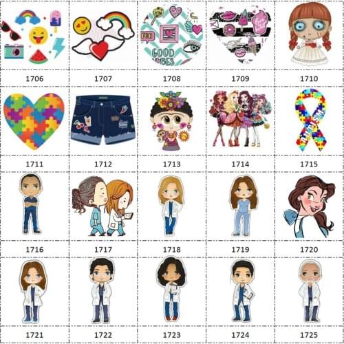 HSDCraft Free shipping 30 pcs planar resin cartoon Series for diy