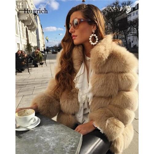 Шубы с воротником Hugrich China At AliExpress