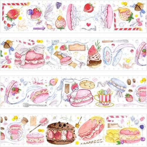 Lovely Cakes Washi Tapes Bullet Journal Masking Tape Adhesive Tape DIY Scrapbooking Washi Stickers
