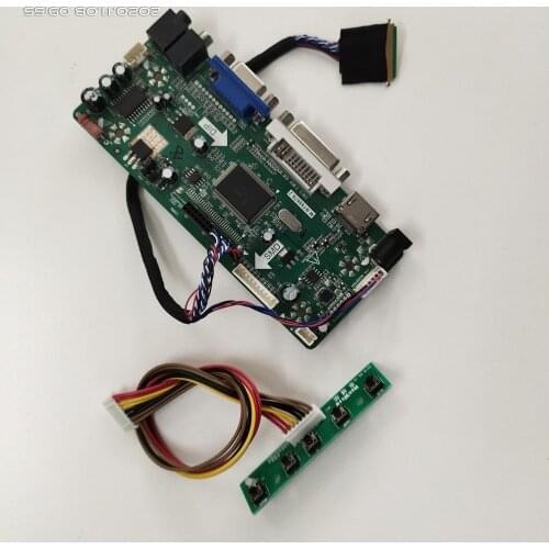 Kit for LP101WS1 TL HDMI+DVI+VGA Panel 1024x576 Screen M.NT68676 LVDS Monitor 40pin LCD LED Controller Board Display 10.1"