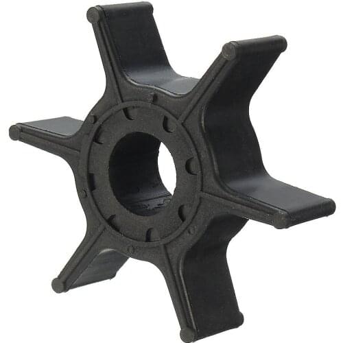 63V-44352-01 Water Pump Impeller For Yamaha 8HP 9.9HP 15HP 20HP Outboard Motor Black Rubber 6 Blades Boat Parts & Accessories
