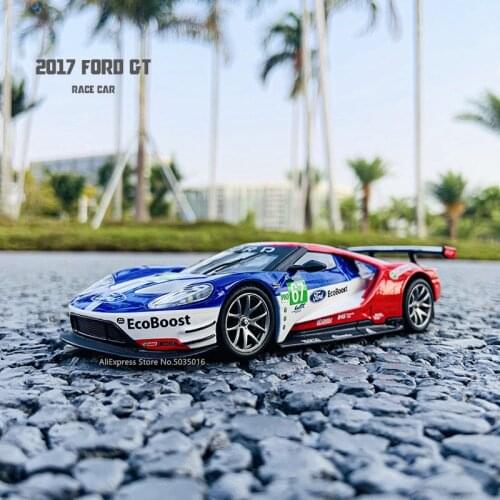 Bburago 1:32 2017 Ford GT #67 DS WRC Rally Racing Alloy Model Car model Collecting gifts