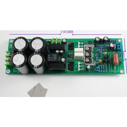 MX90 AMP NJW0302G 0281G Tube 90W 8R Mono Amplifier Board With rectifier power protection relay pg