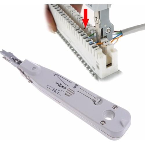 Professional network punch down tool Kit Phone Wire Cable RJ11 RJ45 cutter patch panel tool Electrician wire cable accessories