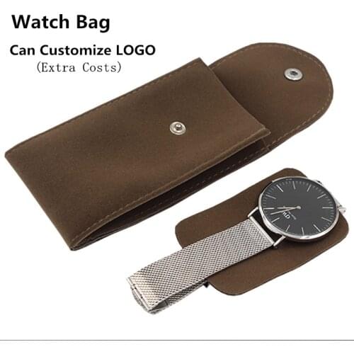 Wholesale Flannelette Watch Storage Bag High Quality Watch Protect Collection New Watch Boxes Case