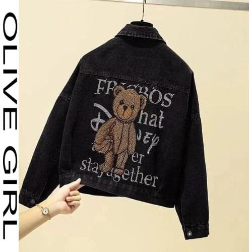 Женские черные куртки Olive Girl China At AliExpress