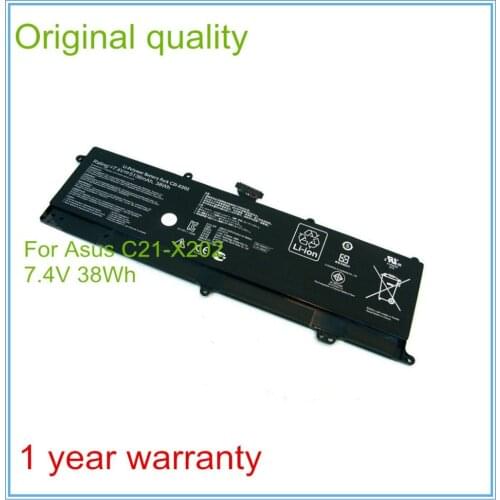 Original Laptop Batteries for S200 S200E X202E X201E S200L987E Batteries C21-X202 7.4V 5136mAh 38WH
