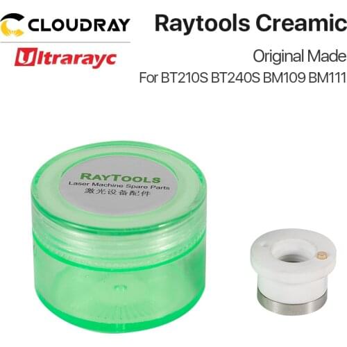 Ultrarayc Original Made Raytools Ceramic Nozzle Holder M14 Dia.19.5mm for Raytools BT240S BT210S BM109 BM111 Laser Cutting Head
