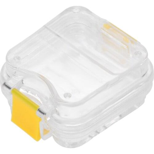 Medical Grade PP Transparent Professional Clean Denture Box Dental False Teeth Storage Case Tooth Container With Film Teeth Care