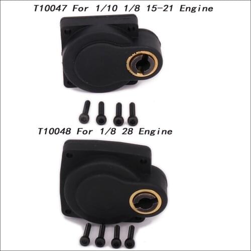 RCAWD Electric Roto Starter Backplate with gear for 1/8 1/10 RC Car 15-21 Nitro Engine For 28 Nitro Engine (1/8 Scale Nitro car)