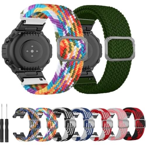 Nylon Band For Amazfit T-Rex/ T-Rex Pro Smartwatch Accessories Loop Wristband Belt Bracelet For Xiaomi Amazfit T-Rex Pro Strap