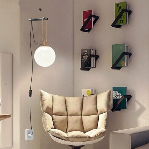 Nordic Luxury Designer Creative Wall Lamp Modern Gold Black Simple Wall Sconces Decor Home Living Room Kids Room Study Bedroom