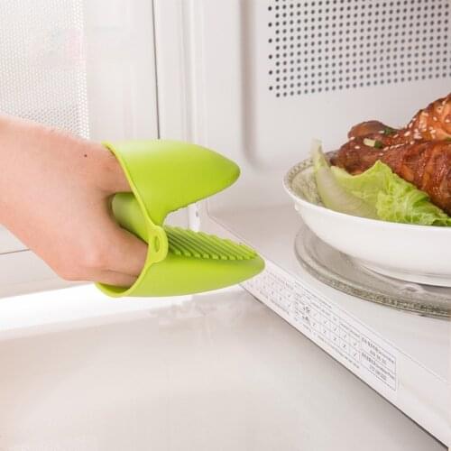 Silicone Microwave Oven Gloves Oven Gloves Hand Clip Thickened High Temperature Silicone Gloves
