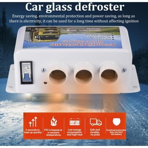 Universal Car Heater 12V 24V Car Vehicle Heating Cooling Fan Hot Warm Heater Windscreen Demister Defroster Portable Car Heater