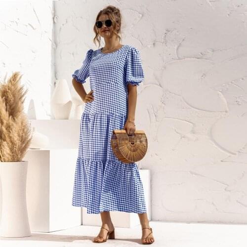 Модные платья в клетку YOZEJIER China At AliExpress