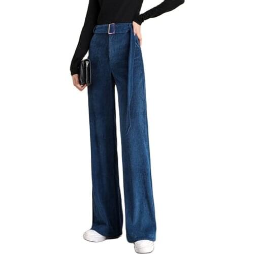 YUEYUAN Women's Corduroy Trousers
