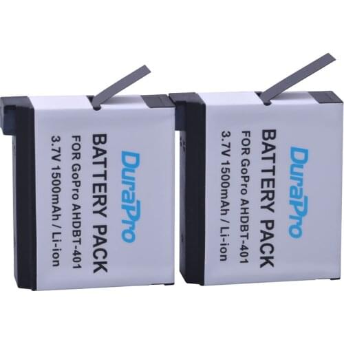 2pc AHDBT-401 AHDBT401 AHDBT 401 Rechargeable Li-ion Battery For GoPro go pro GoPro4 HD Hero 4 Hero4 Camera battery
