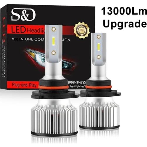 2PCS H1 LED 13000LM Mini Car Headlight Bulbs H7 LED H4 H8 H9 H11 Headlamps Kit 9005 HB3 9006 HB4 9012 Auto LED Lamps Light