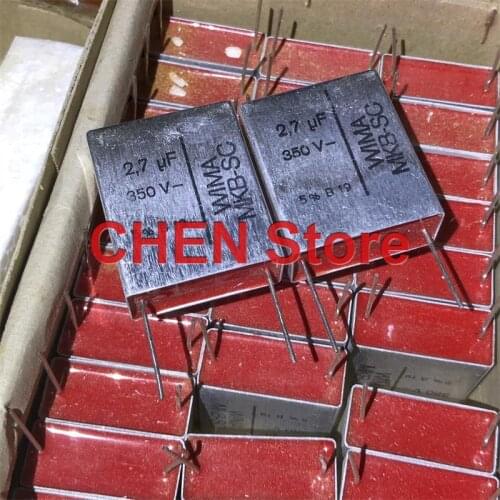 2PCS NEW Germany WIMA MKB-SC 2.7UF 350V 275 Aluminum shell wima Audio frequency coupling capacitor MKB-S-C 2u7 350vdc 275/350v