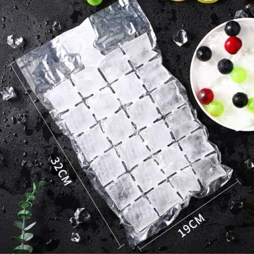 20pcs/pack Disposable Ice Cube Bags Ice Cube Mold Self-Seal Freezing Ice Maker Cold Ice Pack Cooler Bag