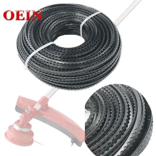3.0mm Trimmer Brushcutter Head Saw Line For 20cc 23cc 25cc 30cc 35cc Grass Strimmer Universal Nylon Rope 60M Black