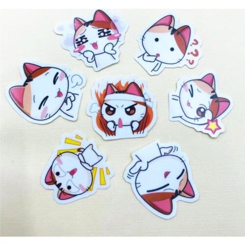 40 cute cat stickers crafts scrapbook decoration stickers DIY cute stationery