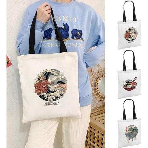 Womens Large Shopper Shopping Bag Classic Shoulder Bag Female Hand Bags Linen Environmental Storage Reusable Foldable Tote Bag