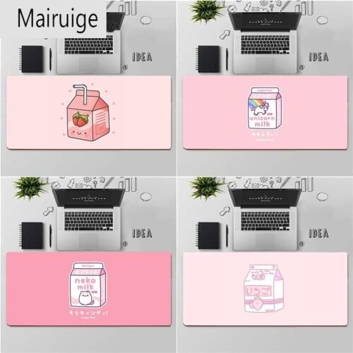 Large Mouse Pad Keyboard Pad DIY Design Pattern Gaming Mousepad Cute Japanese Strawberry Milk Free Shipping Top Quality Anime Xl
