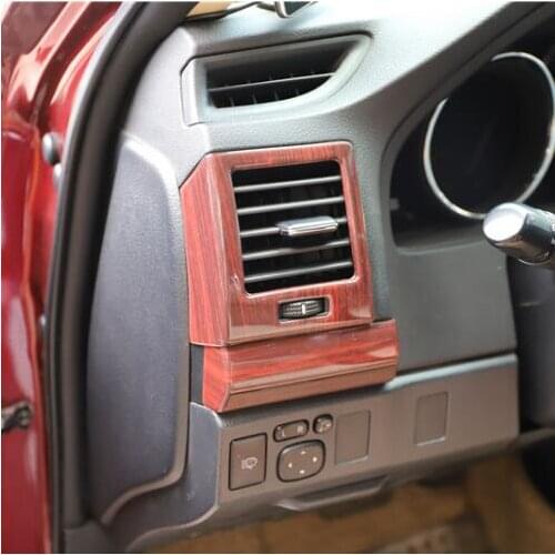 Imitation Wood Air Outlet Gear Steering Wheel Door Handle Window Decorated Frame For Toyota Reiz Mark 2010 11 12 13 CAA272