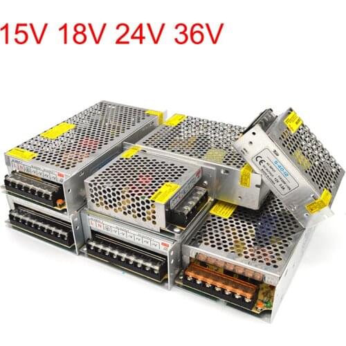 Universal Power Supply 15V 18V 24V 36V Switch Power Supply 220V 110V To 15V 18V 24V 36V AC To DC LED Driver 24V Volt 1A 2A 3A 5A