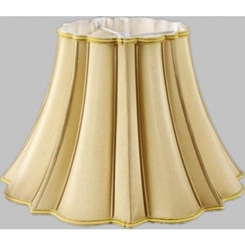 E27 Art Deco Lamp shade for Floor lamp Manual table lamp shade silk fabric beige lampshades modern style lamp cover