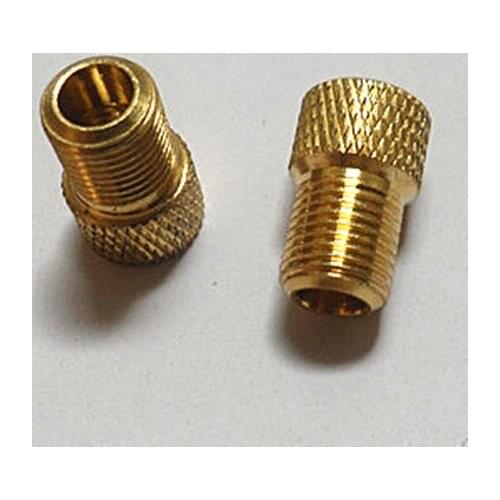 Copper road bike bicycle adapters wind fire wheels adapters gas nozzle air valve Conversion head Converter