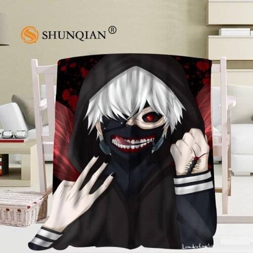 Custom Tokyo Ghoul Blanket Soft DIY Your Picture Decoration Bedroom Size 56x80Inch,50X60Inch,40X50Inch A7.10