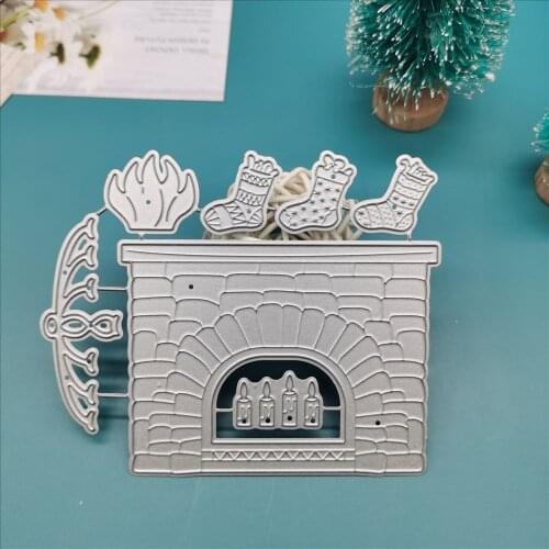 New fireplace dies Scrapbooking DIY Scrapbooking photo album Decorative Embossing DIY Paper Card