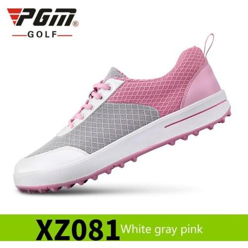 PGM Golf Shoes Women Ultra-Light Breathable Mesh Women Sports Shoes No creases Girls Golf Shoes