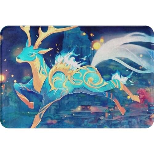 Genshin Impact Kitchen Non-Slip Carpet Skybracer - Adepti Bedroom Mat Entrance Door Doormat Floor Decoration Rug