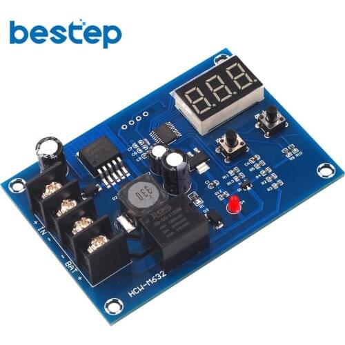 XH-M603 Charging Control Module Digital LED Display Storage Lithium Battery Charger Control Switch Protection Board 12-24V