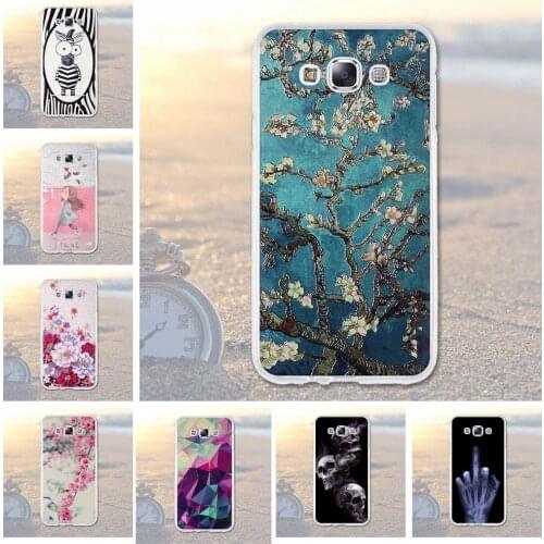 Silicon Soft TPU Case Skin Cover For Samsung Galaxy E7 E7000 E7009 Cover Coque For Samsung Galaxy E7 E7000 E7009 Case Cover Bags