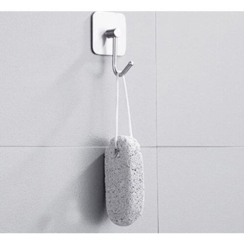 Sticker Adhesive Stainless Steel Hooks Wall Door Clothes Coat Hat Hanger Kitchen Bathroom Rustproof Towel Hooks