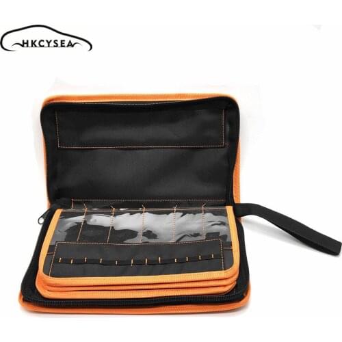 HKCYSEA LISHI 2 in 1 Tool Bag Special Carry Bag Case Key Tools Storage Bag Durable For Lishi Tool Set and KD VVDI JMD Blade
