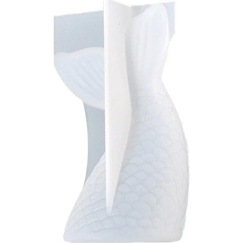 Super Glossy Mer-maid Shape Silicone Mold Epoxy Craft Resin Molds DIY Jewelry Making Polymer Clay Mold Home Decoration