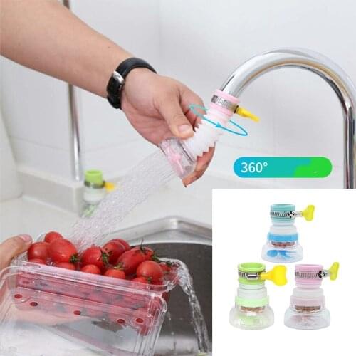 HOT Kitchen Faucet Extender 360 Degree Filter Booster Shower Water Tap Filterr Water Saver For Bathroom Home Kitchen Accessories