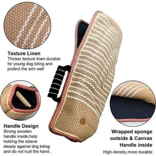 Thicken Professional Dogs Bit Training Arm Sleeve for Arm Protection Biting Pet