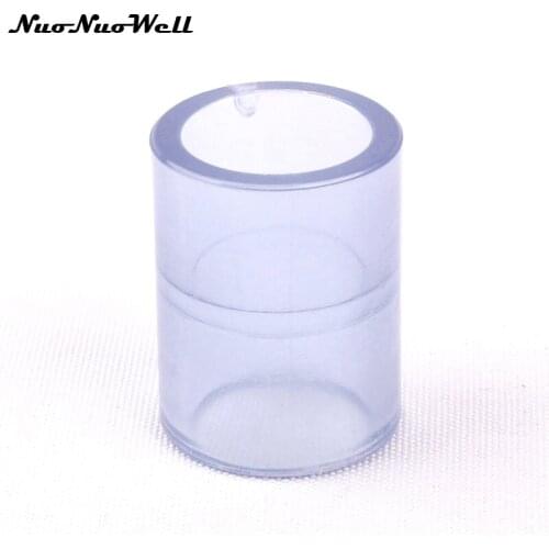 1pcs NuoNuoWell Transparent Plastic UPVC 20mm Hose Straight Connector for Garden Irrigation Watering Aquarium Pipe/Tube Parts