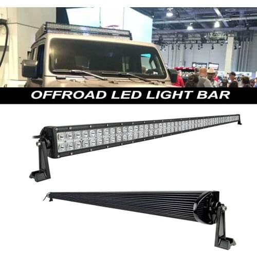 288W Slim Led Light Bar 50 Inch Spot Light for Trucks for Jeep LED6-288 LANTSUN