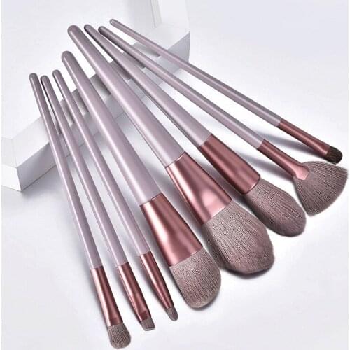 4/8Pcs Professional Eyes Makeup Brushes Set Wood Handle Eyeshadow Eyebrow Eyeliner Blending Powder Applicator brush