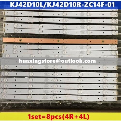 8pcs/lot Led backlight strip for KJ42D10L/KJ42D10R-ZC14F-01 303KJ420031 303KJ420032